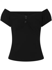 dolores top black schwarz 50s